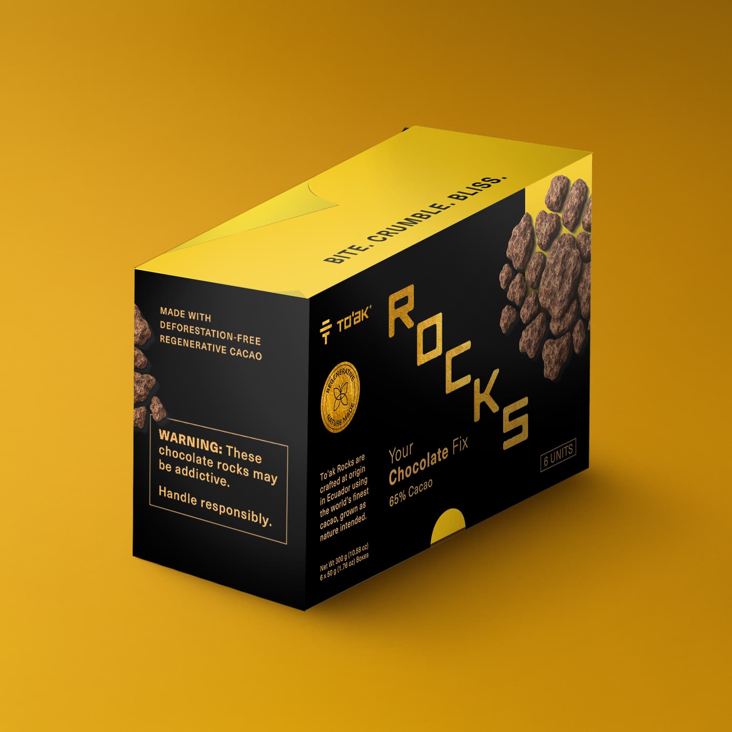 Chocolate Rocks 65% - 6-Pack – To'ak Chocolate