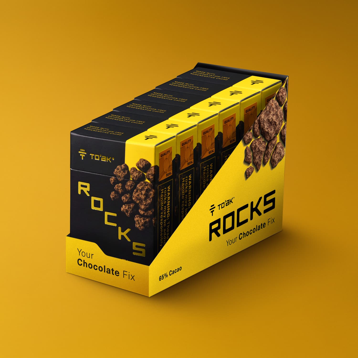 Chocolate Rocks 65% - 6-Pack – To'ak Chocolate