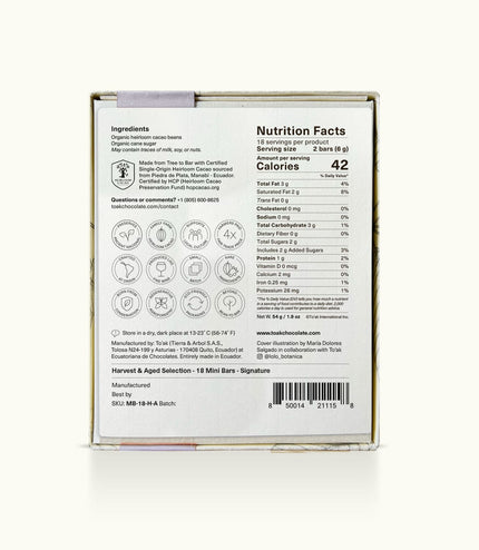 18 Mini Bars (Harvest & Aged)