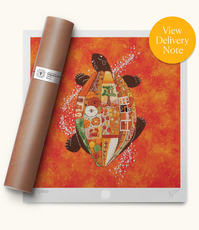 Fine Art Print - Galapagos Orange & Salt