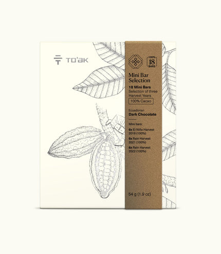 100% Cacao Variety Selection - 18 Mini Bars - Signature