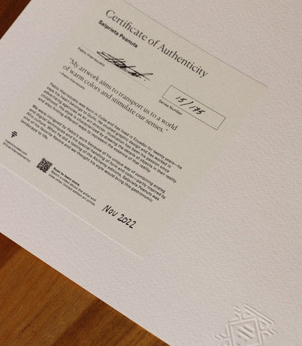 Fine Art Print - Saprieta Peanuts