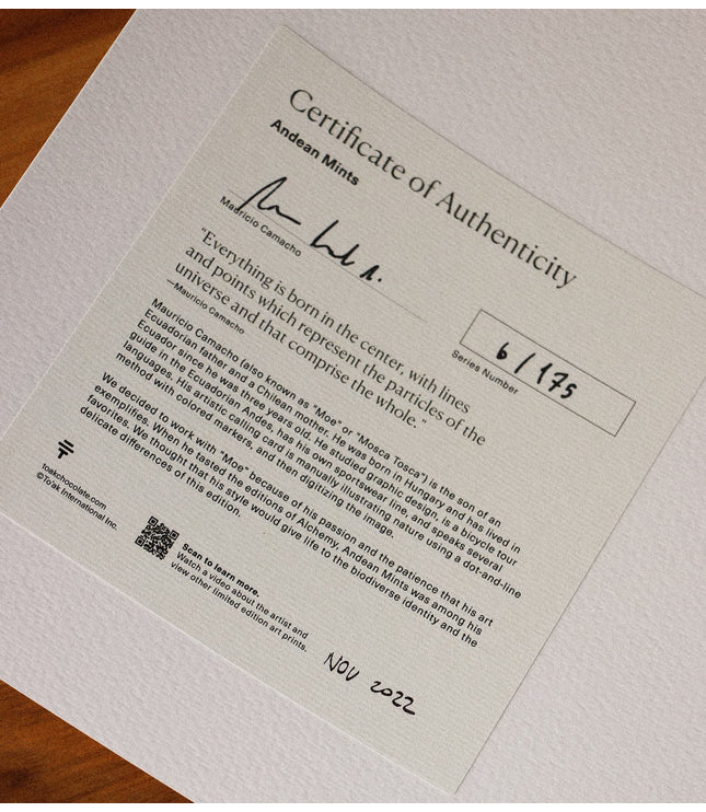 Fine Art Print - Andean Mints